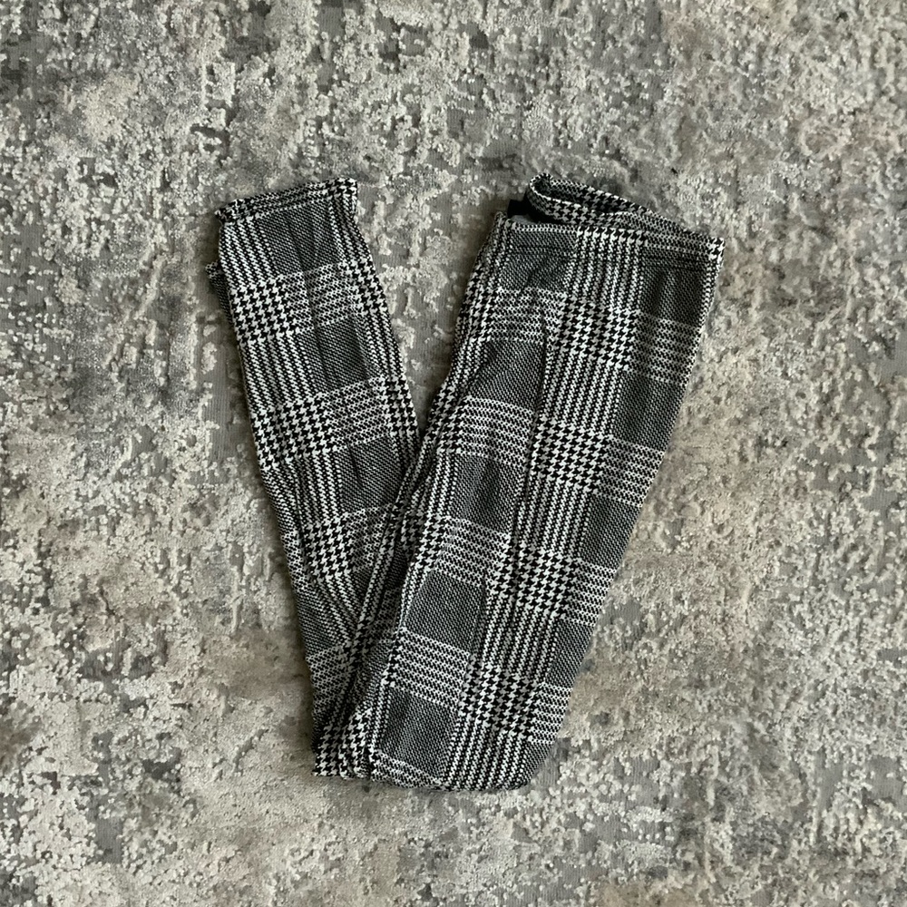 gingham leggings